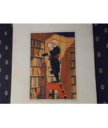 Leary&#39;s Old Book Store, 100th Anniversary, The Book Worm Print circa 1950 - $68.23 CAD