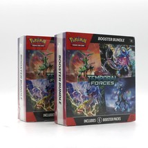 Lot-2 Pokemon Trading Card Game Scarlet &amp; Violet TEMPORAL FORCES Booster Bundle - £26.97 GBP