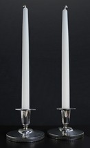 Pair of Vintage Swedish Silver Candlesticks Candleholders Neoclassical E... - £263.12 GBP