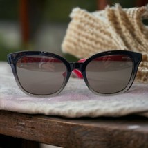 Betsey Johnson Hearts Sunglasses Frames Eyewear BE303 54/18/140 Black Pink - £23.65 GBP