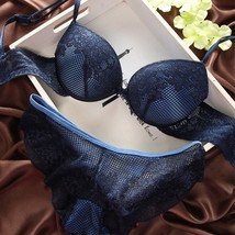 Fashion fashion lace sexy Woman Bra Underwear blue 80B - £7.93 GBP