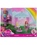 Barbie Dreamtopia Chelsea Doll and Gazebo Swing Playset Includes Kitten NEW - £17.86 GBP