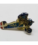 Vintage F4B-1 Airplane Collectible Enamel Pin Hat Lapel Red White + Blue - £19.26 GBP