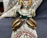 VINTAGE ORION CHINA MADE IN OCCUPIED JAPAN COLONIAL FIGURINE 6” Damaged - $5.94