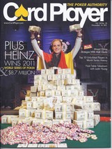 Pius Heinz @ Las Vegas Cardplayer Poker Mag Dec 2011 - £7.95 GBP