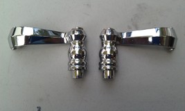 8GG57 PAIR OF FAUCET HANDLES, 8 OZ OF METAL (DIECAST OR BRASS, NOT SURE)... - £9.51 GBP