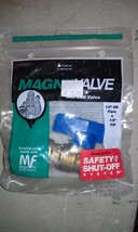 7HH97        MAGNEVALVE GAS SHUTOFF FOR 1/2&quot; FLARE TO 1/2&quot; FIP, NEW - £4.55 GBP