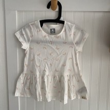 Baby Gap Girls Toddler Girls &amp; Rainbow Printed Peplum Tops Shirts 3T Set... - $18.00