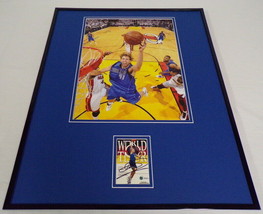 Dirk Nowitzki Signed Framed 16x20 Photo Display Dallas Mavericks - £142.25 GBP