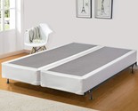 Mattress Solution Split Wood Traditional Full Size, Gray And White. - £165.11 GBP