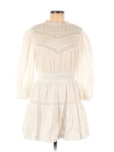 NWT LoveShackFancy x Target Talulah in White Pintuck Yoke Lace Trim Dress M - £59.23 GBP