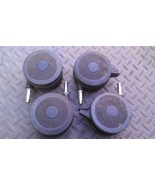 8FF66   HEAVY DUTY CASTERS (2 ARE LOCKERS) 4&quot; DIAMETER, 2-1/8&quot; WIDE, 7/1... - $16.72