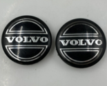 Volvo Rim Wheel Center Cap Set Black OEM H01B27062 - £50.07 GBP