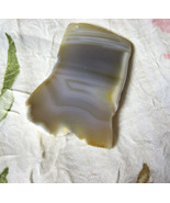 Agate Freeform Focal Bead, Pendant, 80mm, Natural Grey - $16.46 CAD