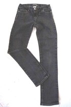 Girl Size 14R  Black Wash Skinny Jeans  Old Navy Inseam 30" Stretch Cotton Blend - £9.93 GBP