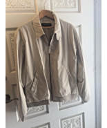 Todays Man Khaki Jacket Men’s XL Zip Up &amp; Snap Shut Pockets - $297.56 MXN