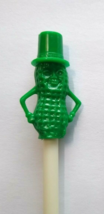 Mr Peanut Vintage Green Drinking Straw 1950s Planters Peanuts Pop Culture Promo - £9.25 GBP