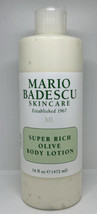 Mario Badescu Skin Care Super Rich Olive Body Lotion All Skin Types 16 oz/472 mL - £18.67 GBP