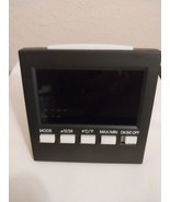 Lightweight Multifunction Clock Uses 2 AAA Batteries, Black With Instruc... - $4.75