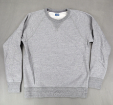 J Crew Sweatshirt Size M Crewneck Pullover Vintage Fleece Terry Raglan G... - $25.60