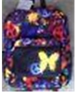 Global Degree Backpack - Peace with Butterfly Pattern - BRAND NEW WITH TAGS - $21.77