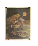 Frank Frazetta Poster Man Wolves - $50.49 CAD