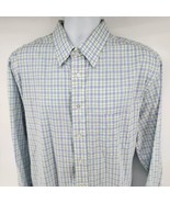 Gitman Brothers Tailored Fit Men&#39;s Dress Shirt Size 18 34 Long Sleeve Bl... - £18.60 GBP