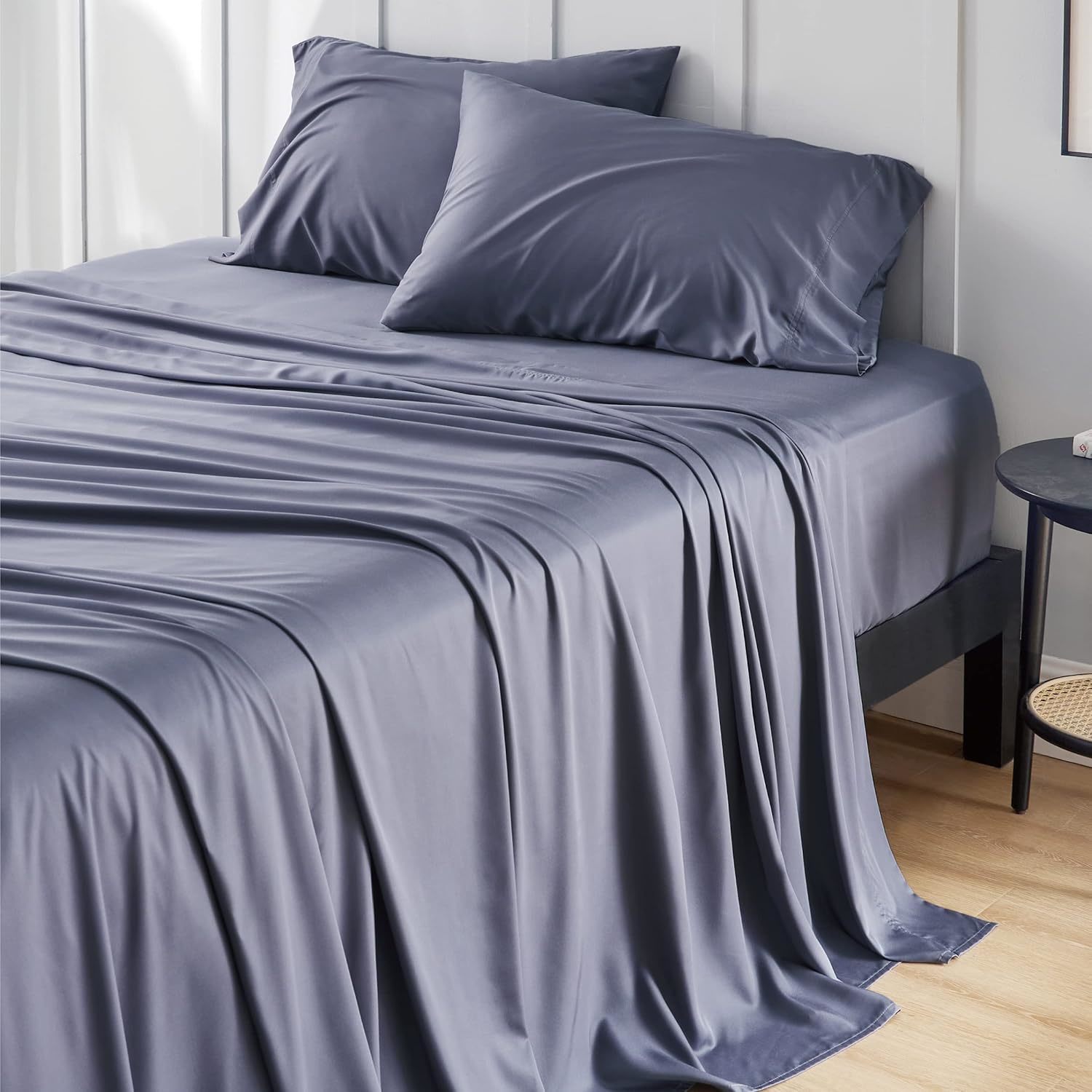 Twin Sheets Set, Cooling Sheets, Rayon Derived From Bamboo, Twin Sheets For Boys