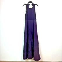 Adrianna Papell Womens 8 Purple Sleeveless Long Evening Dress NWT BX40 - £66.78 GBP