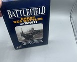 BATTLEFIELD: Great Sea Battles of WWII 3 DVD Boxed Set 2010 EXCELLENT - £18.83 GBP