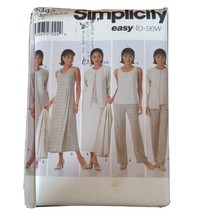 Simplicity Easy Sew Pattern Misses Pants Skirt Top Dress 6345 Sz KK 8-14... - £4.17 GBP