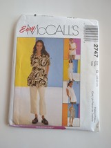 McCalls Sewing Pattern 2747 Misses Petite Shirt Top Pants Shorts Sizes 20-24 UC - $9.49