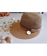 Straw Sun Hat for the Beach - Paixão 1 - £18.87 GBP