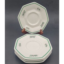 4 Vintage Nikko Christmastime 6&#39;&#39; Saucer Plates White - $380.59 MXN
