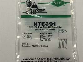 (3) NTE391 Silicon PNP General Purpose TO−3PN Type Package 391 - Lot of 3 - $12.99