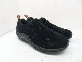 Merrell Men&#39;s Jungle Moc Nubuck Slip-On Work Shoes Midnight Size 10M - $71.24