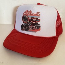 Vintage Dale Earnhardt Hat Goodwrench #3 NASCAR Trucker Hat snapback Red - £13.80 GBP