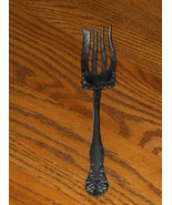 W.R. Meat Serving Fork Silverplate 1920&#39;s Wm Rogers Mfg - £16.76 GBP