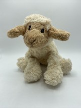 Gund Ewenice Curly Lamb Sheep Plush 12 Inch Stuffed Animal #3324 Cream Easter - £21.66 GBP