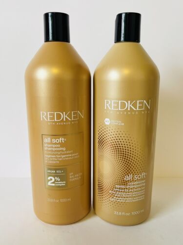 Redken All Soft Shampoo + Conditioner - 33.8 oz each - $97.91