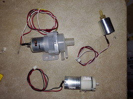 22SS61 KEURIG PARTS: WATER PUMP, BUBBLER PUMP, SOLENOID (ALL 12VDC OPERA... - $13.03