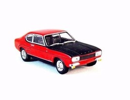 Ford Capri RED/BLACK Cararama 1:43 Diecast Car Collector&#39;s Model , New - £25.77 GBP