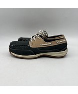 Rockport Sailing Club RK670 Womens Black Tan Lace Up Low Top Boat Shoes ... - £38.69 GBP