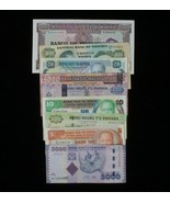 Africa 9-Notes Currency Lotto Kenya, Mozambico, Nigeria, Ruanda &amp; Tanzania - $52.41