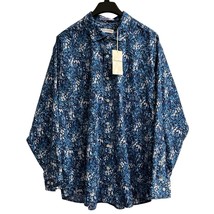 Tommy Bahama Siesta Key Azul Fronds Shirt Mens 2XL Ink Blue Button Down ... - $58.89 CAD