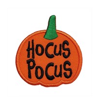 Hocus Pocus Jack O&#39; Lantern Halloween Embroidered Applique Iron On Patch... - $89.42 MXN