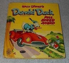 Tell A Tale Book  Walt Disney&#39;s Donald Duck Full Speed Ahead - $6.00