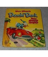 Tell A Tale Book  Walt Disney&#39;s Donald Duck Full Speed Ahead - $110.22 MXN