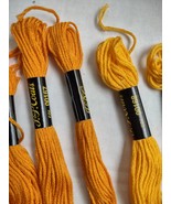 J&amp;P Coats Yellow Embroidery Floss Cross Stitch Thread Variety Color Pack... - £11.44 GBP