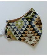 FACE MASK WASHABLE COTTON REUSABLE REVERSIBLE SOUTHWESTERN PRINT - $5.36 CAD